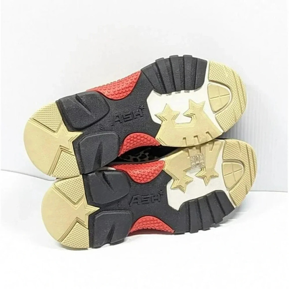 Ash Women's Addict Leopard-Print Calf Hair Low Top Sneakers Size 40 (MSRP $298) - Picture 8 of 9